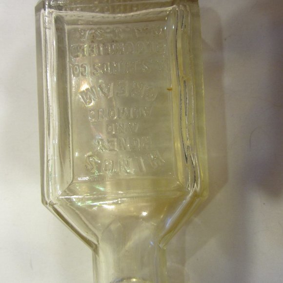 VTG SET OF 6 COLLECTIBLE GLASS BOTTLES EACH DIFFERENT - Picture 8 of 8